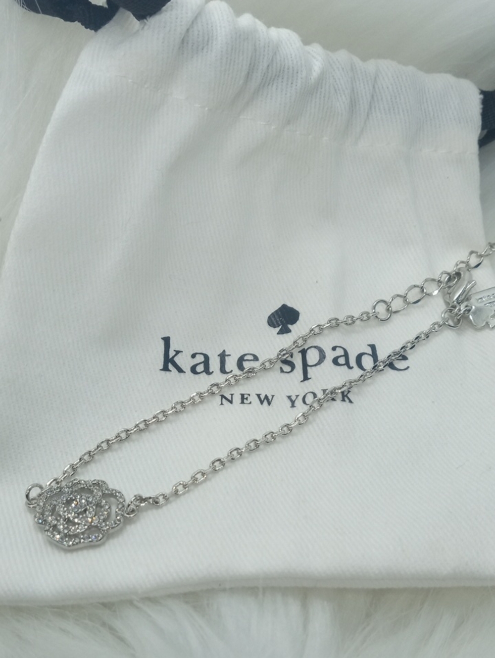 KATE SPADE PAVE ROSE BRACELET